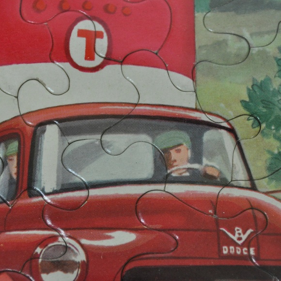 Vintage SIFO Toys 1954 Trucks Framed Puzzle Set - Picture 12 of 16
